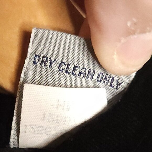 Gap Black Velvet Silk Rayon Blend Button Down Tunic Medium - Picture 8 of 8